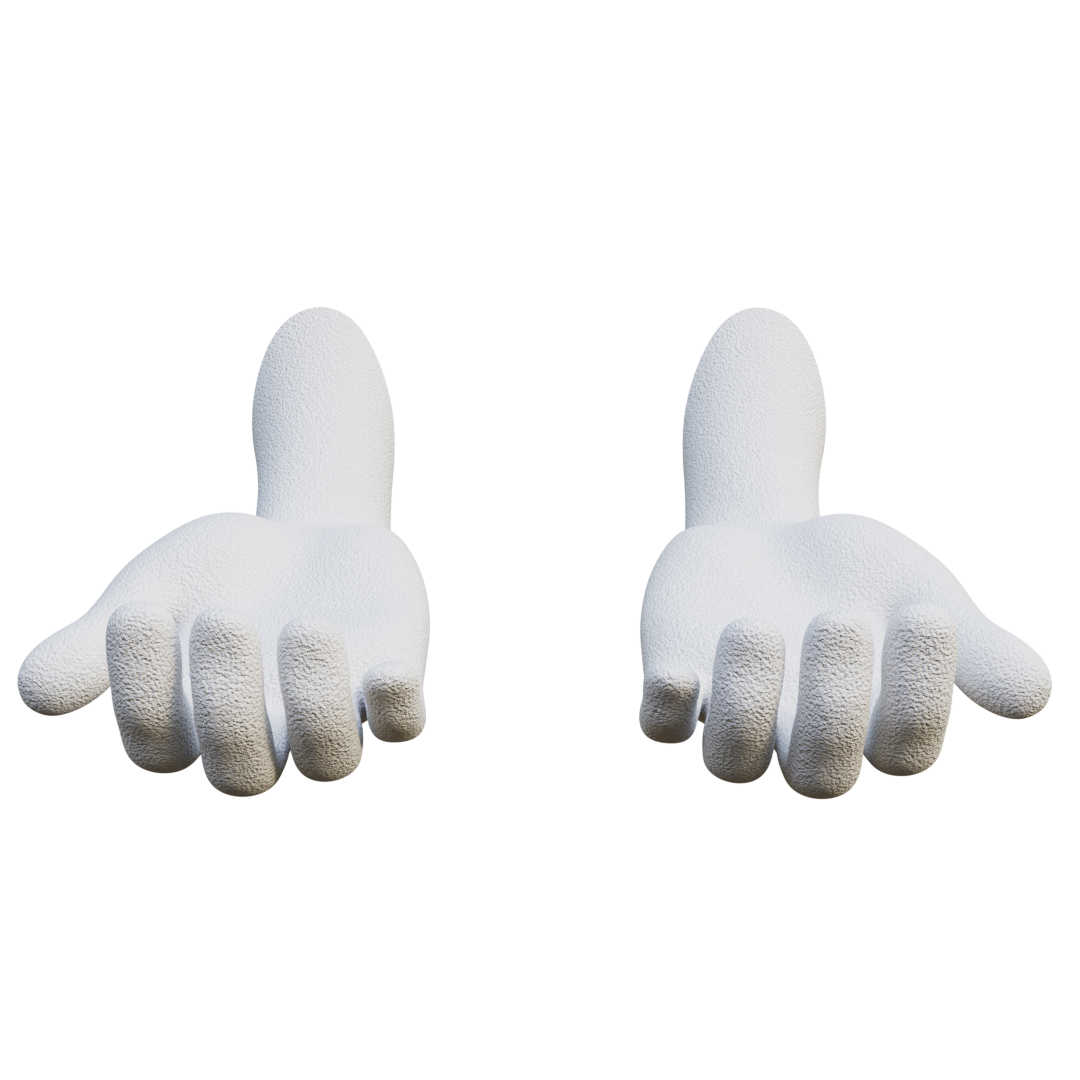 "Hands Shelf" by Weirdly Cozy